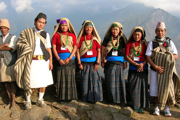 Nepali Beauty in Traditional Nepali Dress Gunyo Choli - Photos Nepal